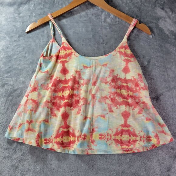 Liberty Love Womens XS Tie Dye Cami Top Boho Festival Y2K Summer Tank Multicolor - Picture 8 of 11